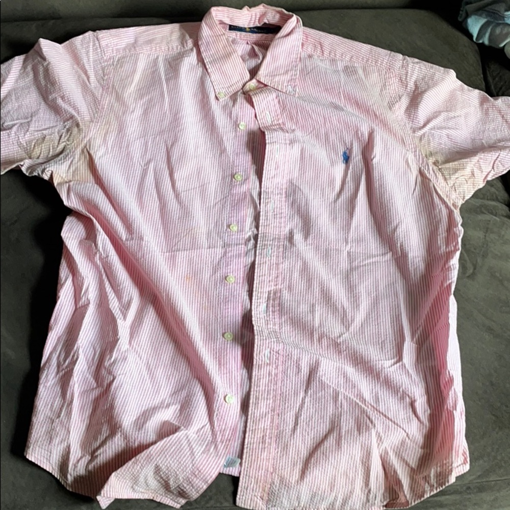 Shirt sleeve polo shirt